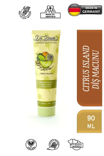 DR BAUER Mint Kiss Diş Macunu 90ml & Dr Bauer Citrus Island Diş Macunu 90ml ürün görseli 1