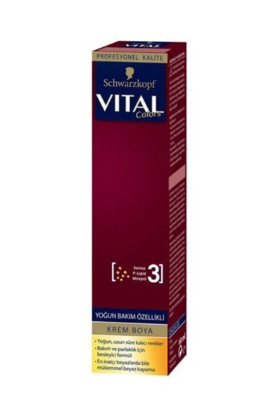 SCHWARZKOPF Vıtal Colors Tüp Boya 7-554 Altın Karamel ürün görseli 1