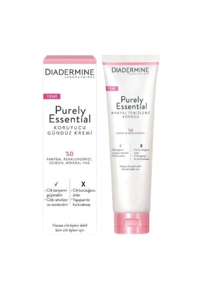 DİADERMİNE Nemlendirici Koruyucu Bakım 40 ml + Makyaj Temizleyici Köpük 150 ml ürün görseli 1