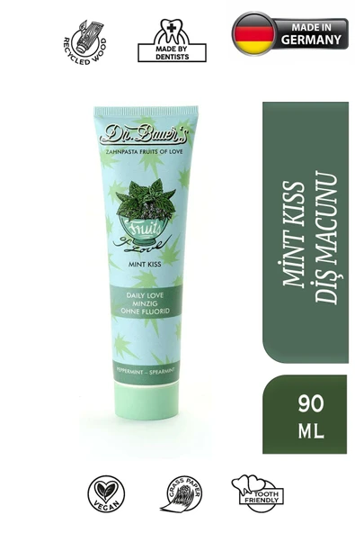 DR BAUER Mint Kiss ( Keskin Nane ) Diş Macunu 90ml ürün görseli 1