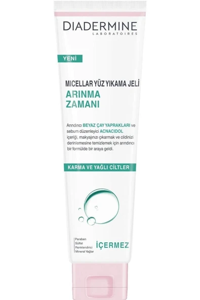 DİADERMİNE Mıcellar Yüz Yıkama Jeli Arınma Zamanı 150 ml ürün görseli 1