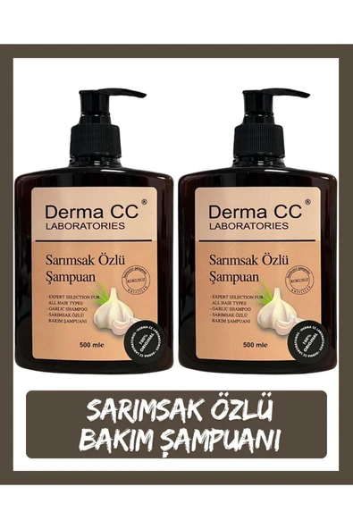 DERMA CC LABORATORIES Sarımsak Şampuanı 500 ml X 2 Adet ürün görseli 1
