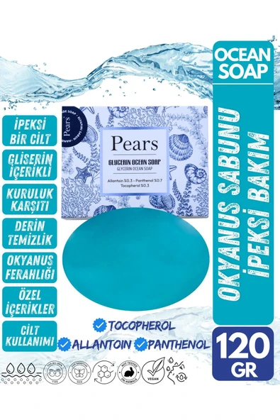 PEARS Gliserinli Okyanus Sabunu 120 gr - Ocean Soap With Glycerine 120 gr ürün görseli 1