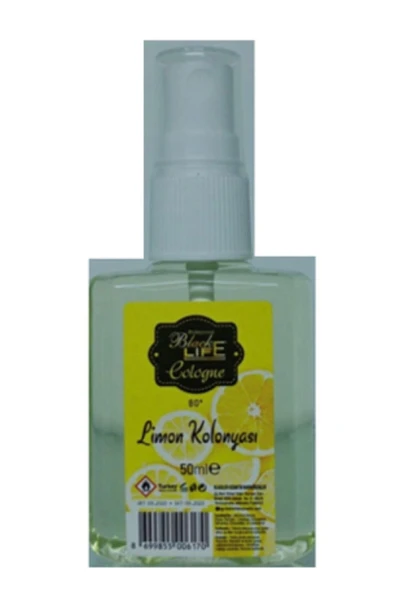 BLACK LİFE 80° Limon Kolonyası 50 ml Sprey ürün görseli 1