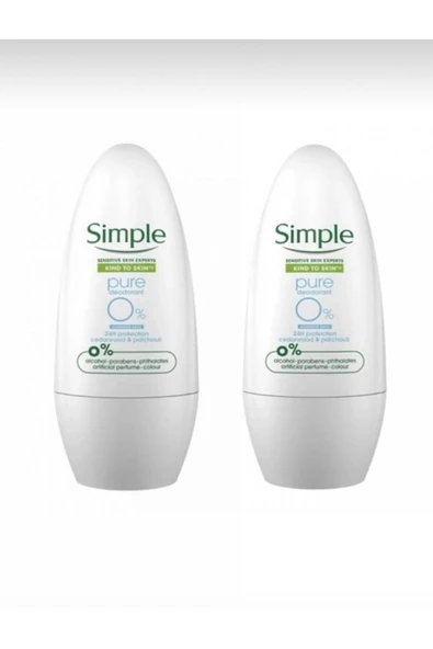 SİMPLE Roll On Pure 50ml 2’li ürün görseli 1