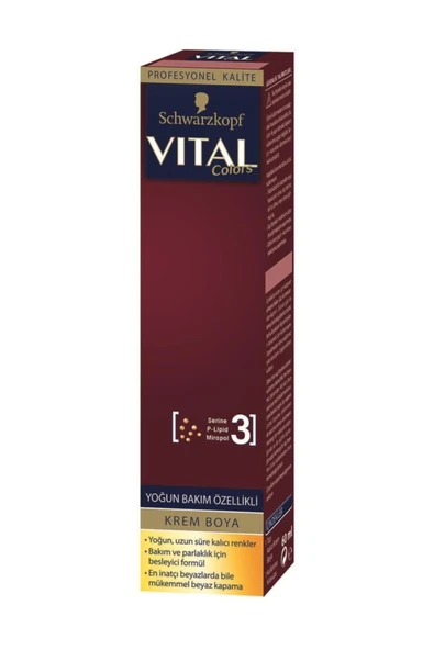 VİTAL Colors Krem Saç Boyası P-11 Koyu ürün görseli 1
