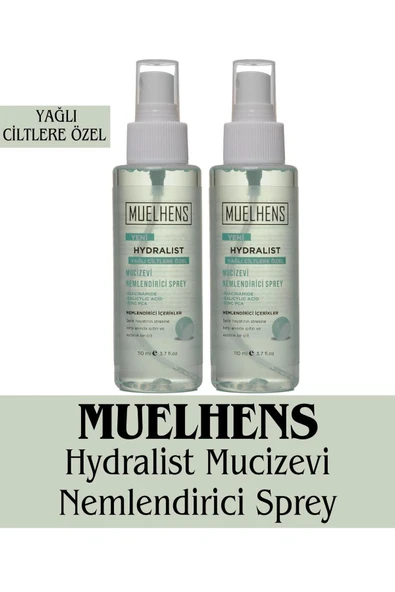 MUELHENS Hydralist Nemlendirici Sprey Yağlı Cilt 110 ml X 2 Adet ürün görseli 1