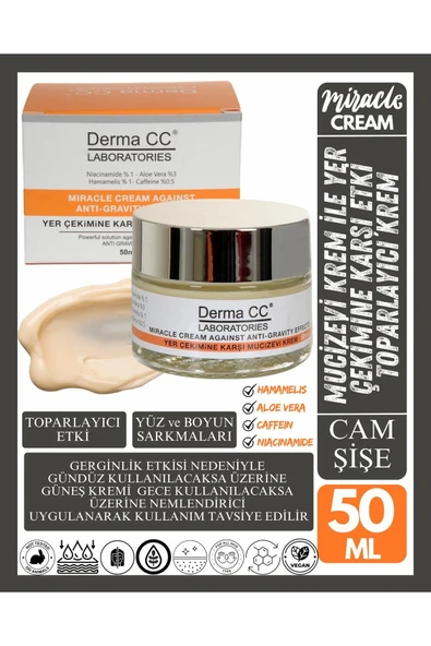 DERMA CC LABORATORIES Derma Cc Yer Çekimine Karşı Mucizevi Krem 50 ml ürün görseli 1