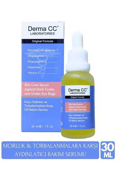 DERMA CC LABORATORIES Göz Altı Morluk ve Koyu Halkalara Karşı Aydınlatıcı Bakım Serumu 30 ml ürün görseli 1