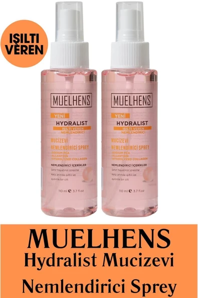 MUELHENS Hydralist Nemlendirici Sprey IŞILTI VEREN 110 ml X 2 Adet ürün görseli 1