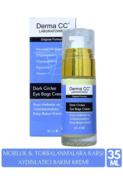 DERMA CC LABORATORIES Göz Altı Morluk ve Koyu Halkalara Karşı Aydınlatıcı Bakım Kremi 35 ml ürün görseli 1