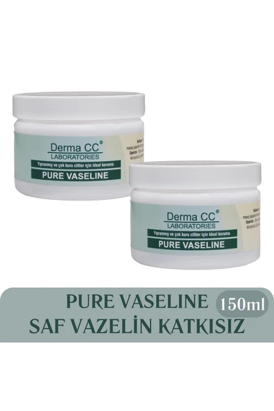DERMA CC LABORATORIES Sensitive Pure Vaseline - Saf Katkısız Vazelin 150ml X 2 Adet ürün görseli 1