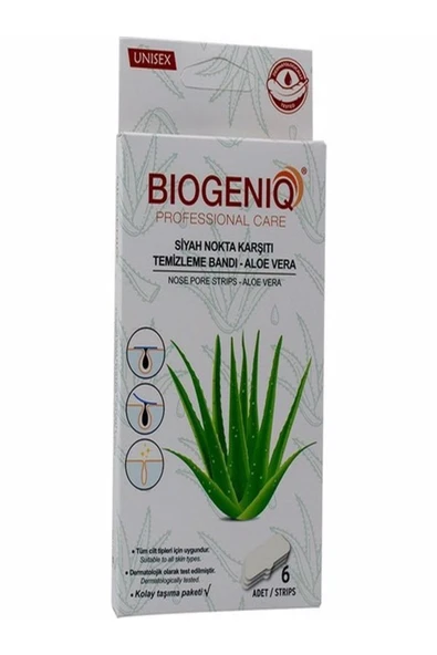 VANCL Biogeniq Siyah Nokta Temizleme Bandı Aloe Vera (2 Paket) ürün görseli 1