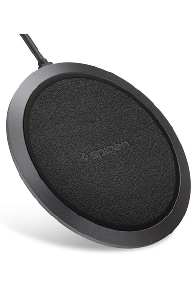 Spigen Essential F308W Hızlı Kablosuz Şarj Cihazı iOS 7.5W / Android 10W (QI Sertifikalı Universal) ürün görseli 1