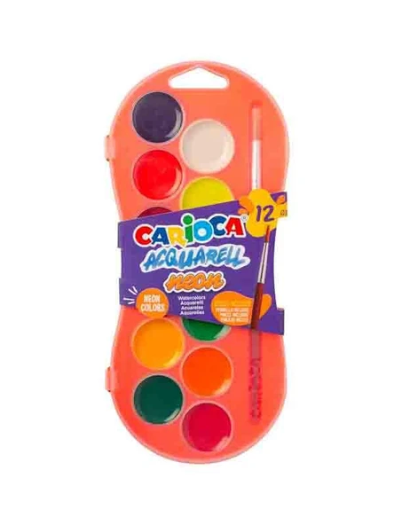 Carioca Sulu Boya 30 Mm.12'li Neon Yeni ürün görseli 1