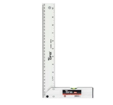 Alüminyum Gönye Su Terazili 500 mm / 50 Cm ürün görseli 1
