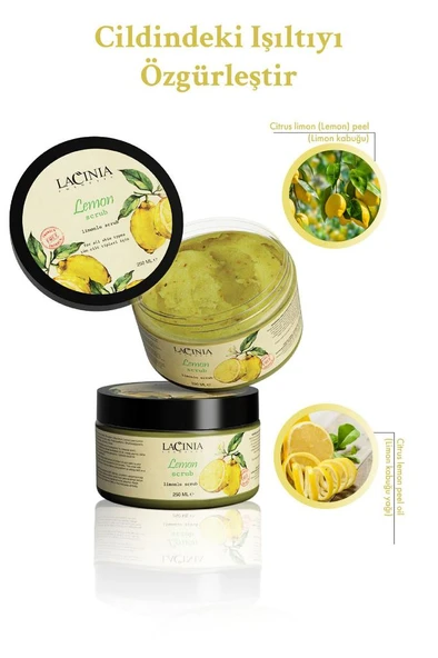 Lacinia Limonlu Scrub 250 Ml - Resim 4