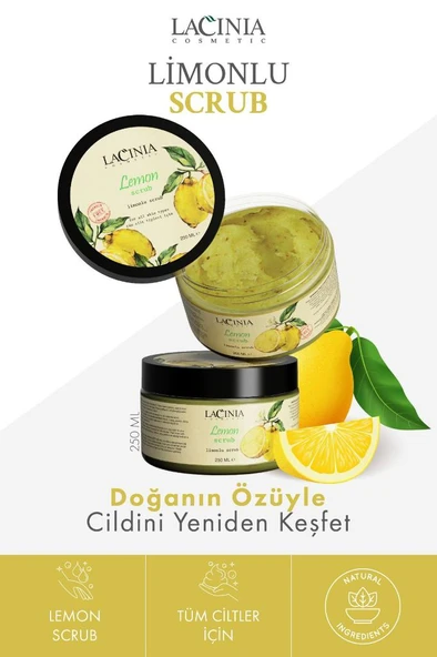 Lacinia Limonlu Scrub 250 Ml - Resim 3