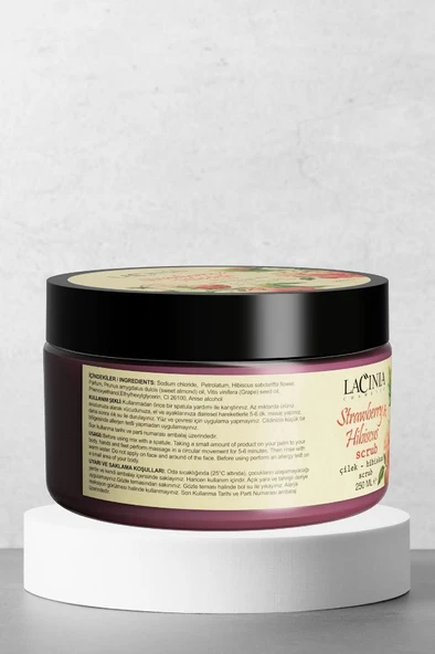 Lacinia Çilek & Hibiskus Scrub Scrub 250 ml - Resim 2