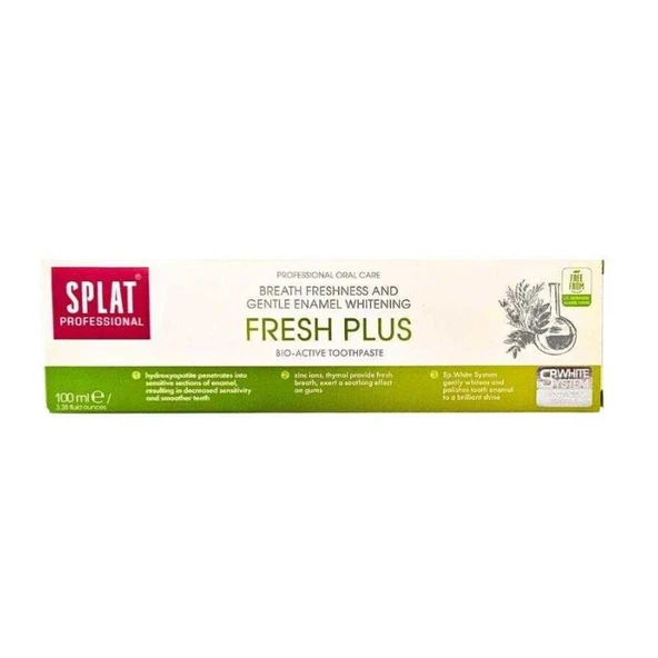 Splat Professional Fresh Plus Bio-Active Diş Macunu 100 ml ürün görseli 1