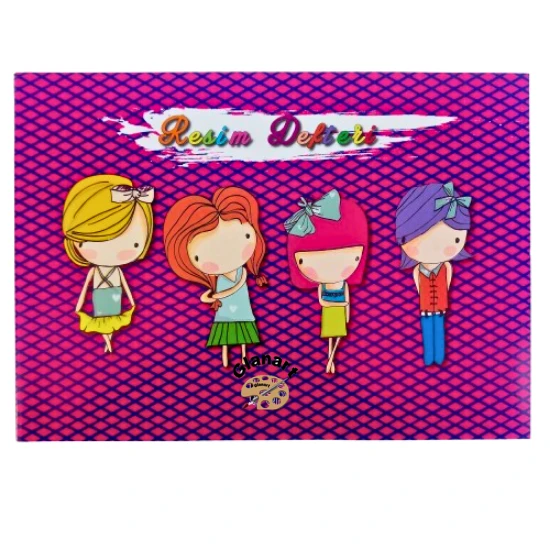 60 yaprak resim defteri orta boy 21x29.5 cm kenarı cırtlı 1 adet ürün görseli 1