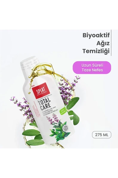 Splat Ferahlatıcı Nane Tadında Professional Total Care Ağız Çalkalama Suyu Gargara ürün görseli 1