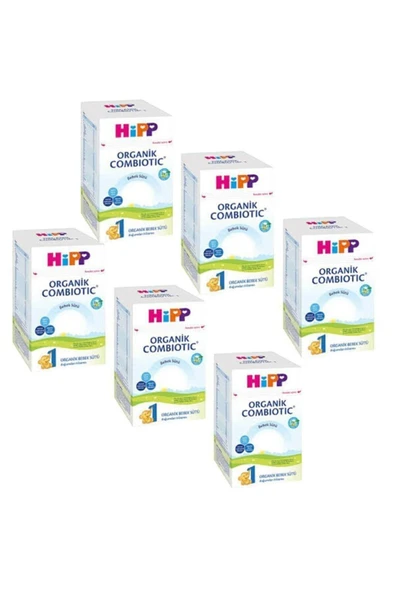 HİPP 1 Organik Bebek Sütü Combiotic 800 gr X 6 Adet ürün görseli 1