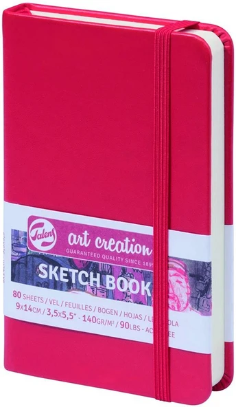 TALENS ART SKETCH BLOCK  RED 9X14 140gr ürün görseli 1