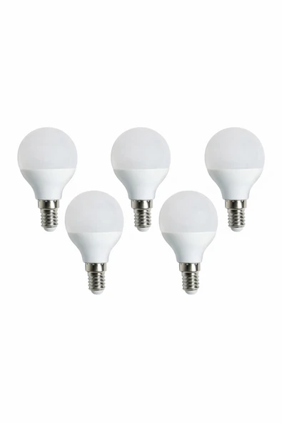 Cata CT-4233 6W LED Ampul E14 6400K Soğuk Beyaz 5’li Set Enerji Tasarruflu Uzun Ömürlü ürün görseli 1