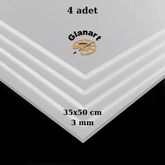 35x50 cm fotoblok 3 mm kalınlık 4 lü paket (maket kartonu ) ürün görseli 1