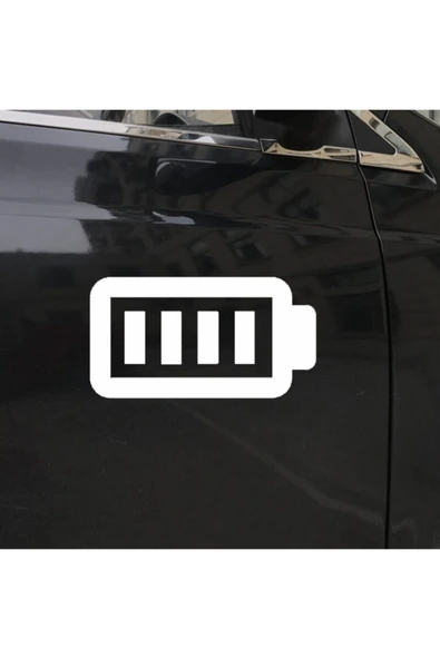 Pil Tasarım Oto Sticker 19*10 Cm ürün görseli 1