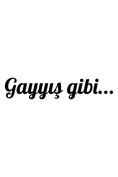 Gayyış Gibi Oto Cam Sticker Siyah 20*4 Cm ürün görseli 1