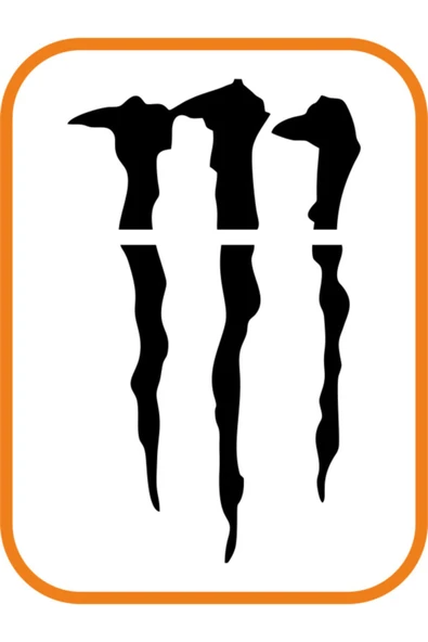 Monster Pençe Far Veya Cam Altı Büyük Oto Sticker Siyah 33*20 Cm ürün görseli 1