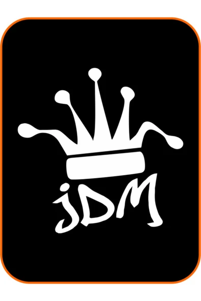 Jdm Oto Sticker Beyaz 20*20 Cm ürün görseli 1