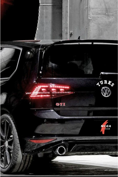 Turks Oto Sticker 14*5 Cm - Resim 4