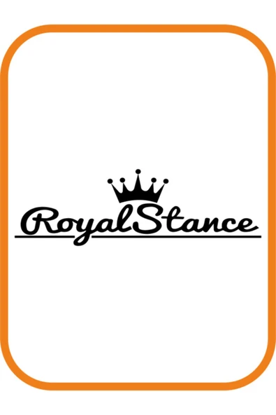 Royal Stance Oto Sticker Siyah 30*10 Cm ürün görseli 1