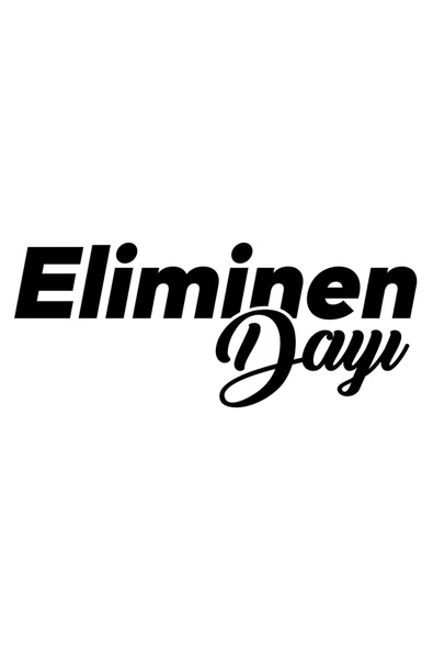 Eliminen Dayı Oto Cam Sticker Siyah 20*8 Cm ürün görseli 1