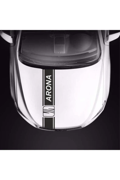 Seat Arona İçin Uyumlu Aksesuar Oto Kaput Şerit Sticker ürün görseli 1