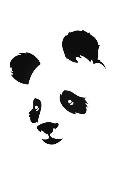 Panda Tasarım Oto Sticker 20 Cm ürün görseli 1