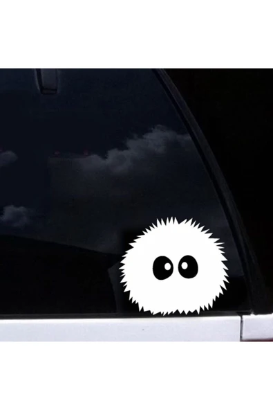 Komik Karikatür Tasarım Oto Sticker Beyaz 15*13,5 Cm ürün görseli 1