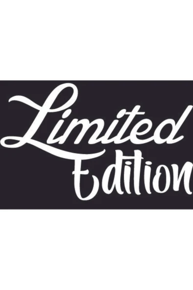 Limited Edition Oto Sticker Beyaz 15*9 Cm ürün görseli 1