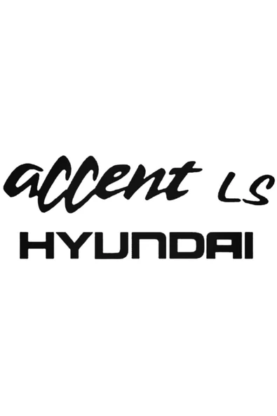 Hyundai Accent İçin Uyumlu Aksesuar Oto Sticker 20 Cm ürün görseli 1