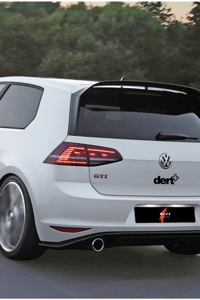 Dert+ Oto Cam Sticker 13*5 Cm - Resim 3