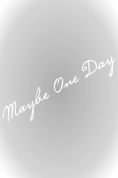Belki Bir Gün Maybe One Day Sticker Oto Sticker Beyaz 20 Cm ürün görseli 1