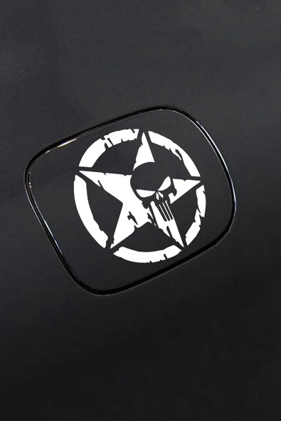 Kurukafa Depo Kapağı Sticker 11 Cm ürün görseli 1