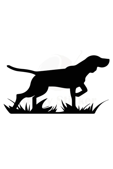 Av Köpeği Tasarım Oto Sticker 4X4 Siyah 20*10 Cm ürün görseli 1