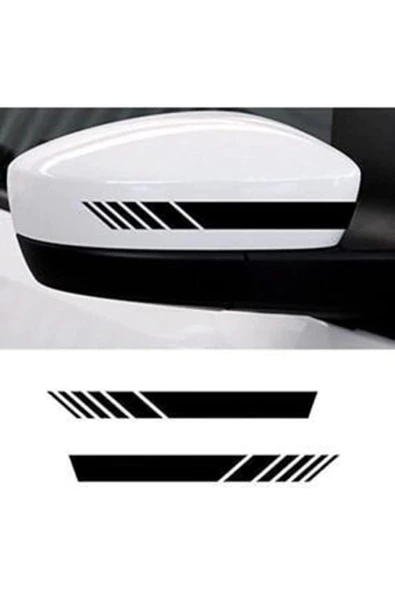 Yan Ayna Oto Sticker ürün görseli 1