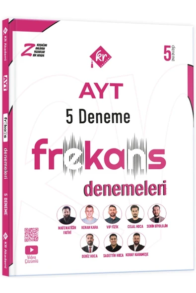 AYT 5 Frekans Denemeleri KR Akademi Yayınları ürün görseli 1