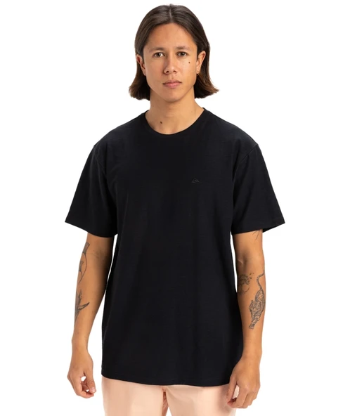 Quiksilver Slub Roundneck Erkek Siyah Kısa Kollu Tişört EQYKT04377 Siyah ürün görseli 1