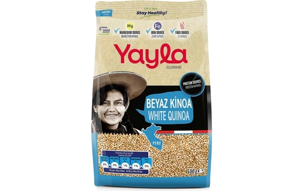 Yayla Gurme Beyaz Kinoa 500 gr ürün görseli 1